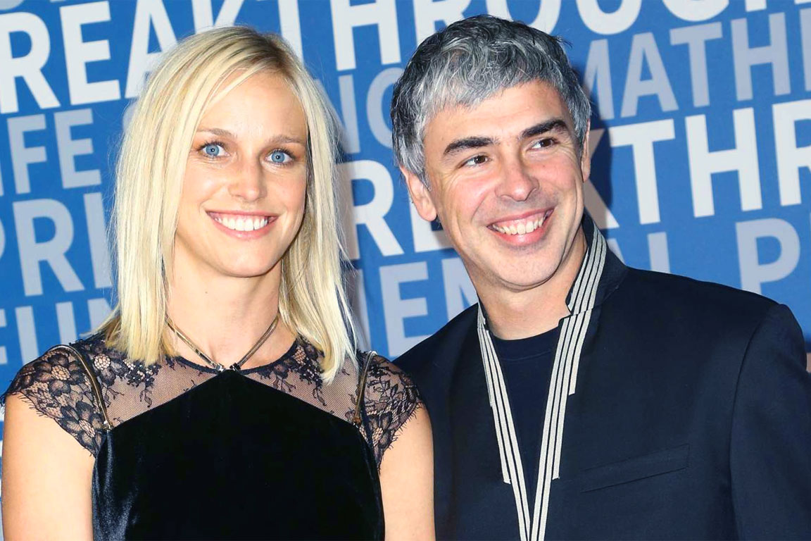 Larry Page con la moglie Lucinda Southworth